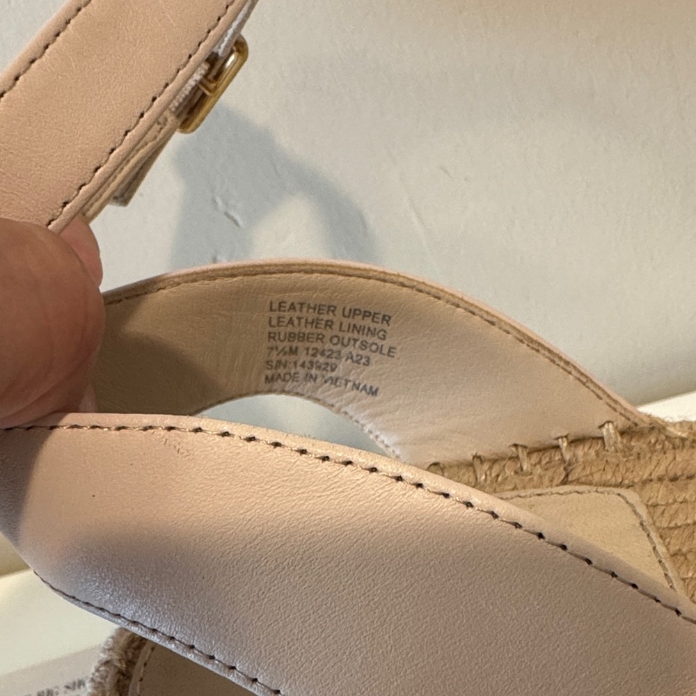 Tory Burch✨ Women's Platform Espadrille Wedge size 7 1/2 - Picture 9 of 9
